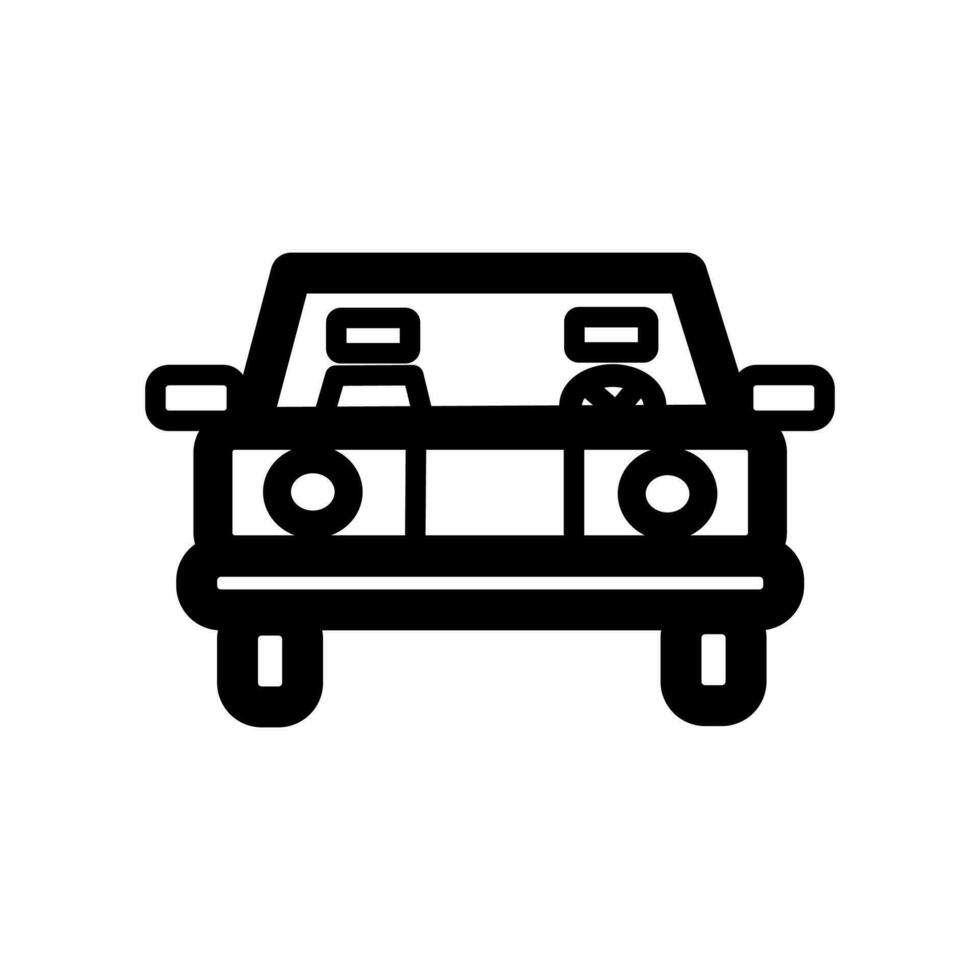car icon on a white background vector