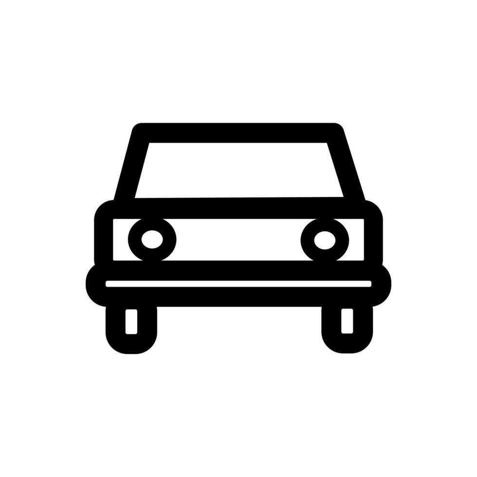 car icon on a white background vector