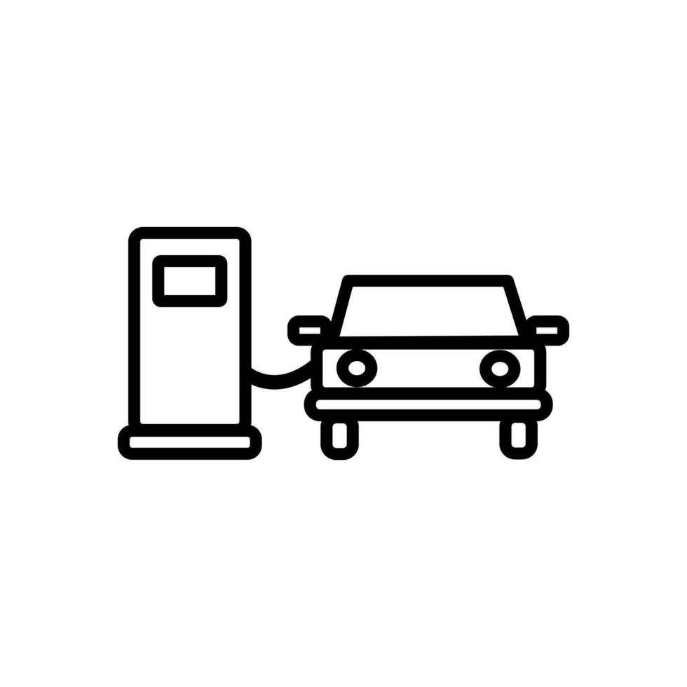 car icon on a white background vector