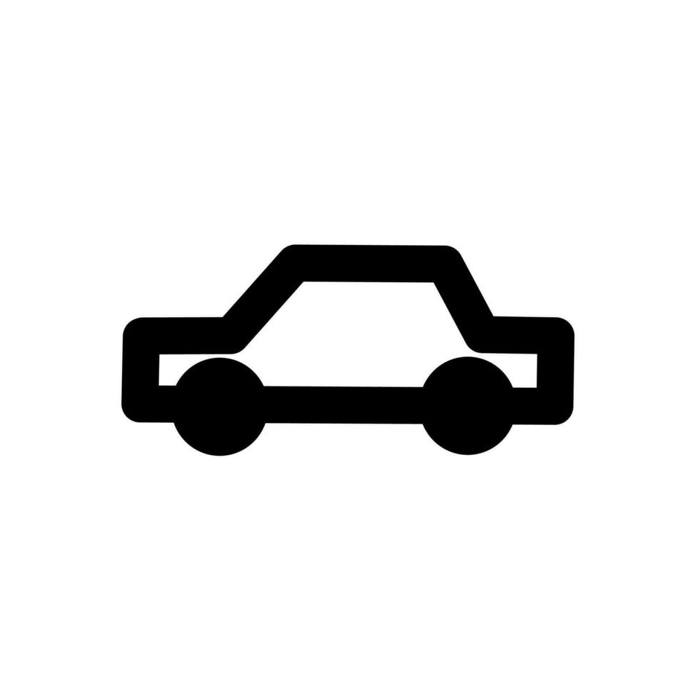 car icon on a white background vector