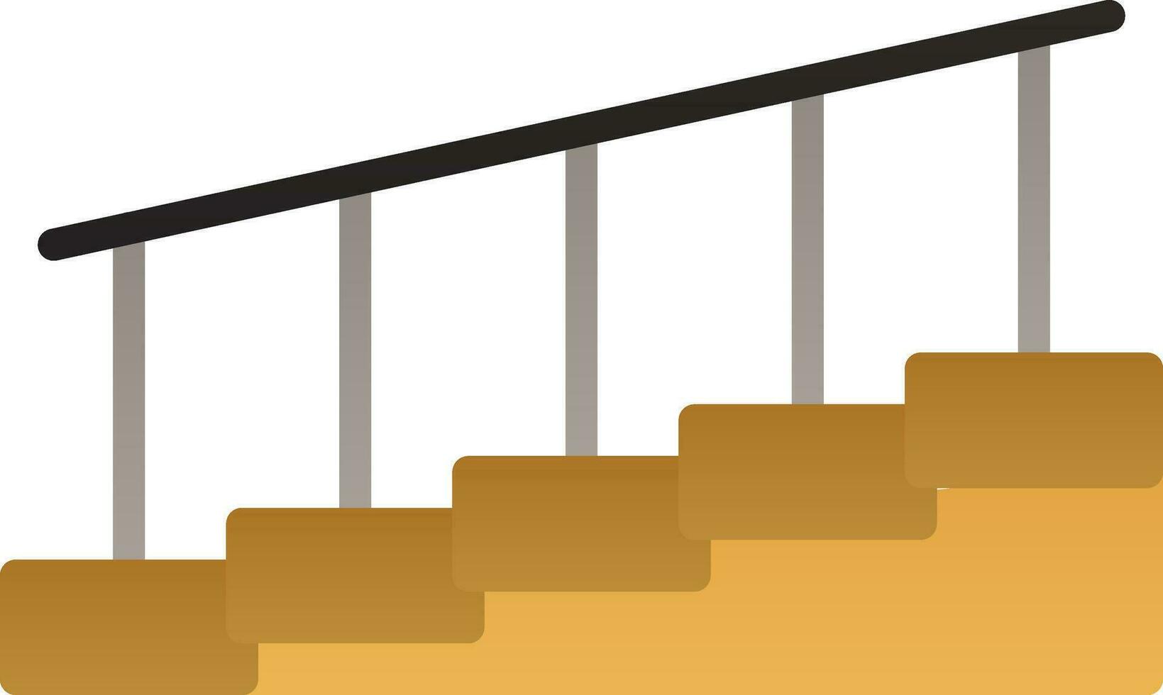 diseño de icono de vector de escaleras