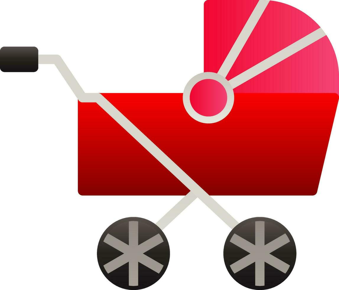 Pram Vector Icon Design