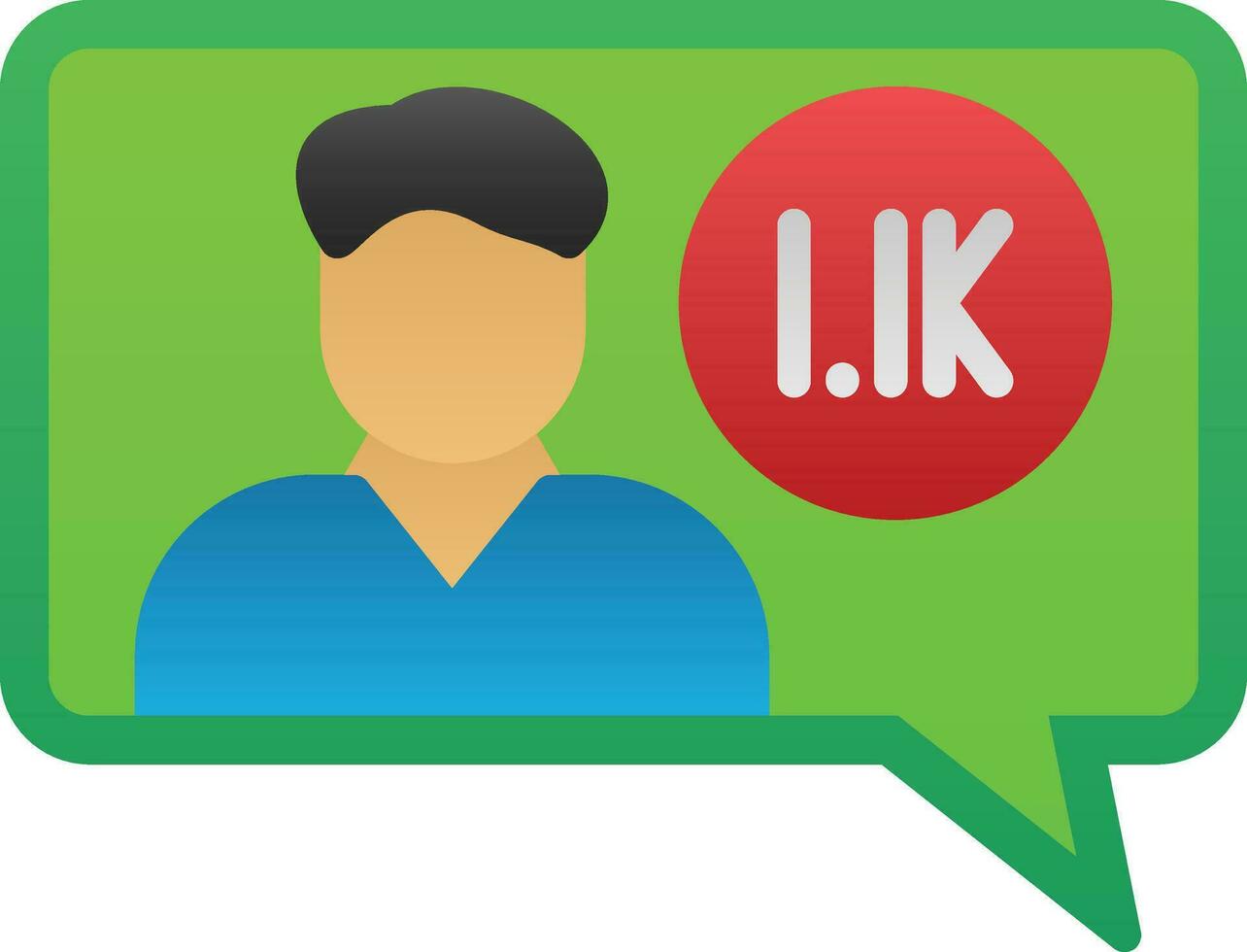 Follower Vector Icon Design