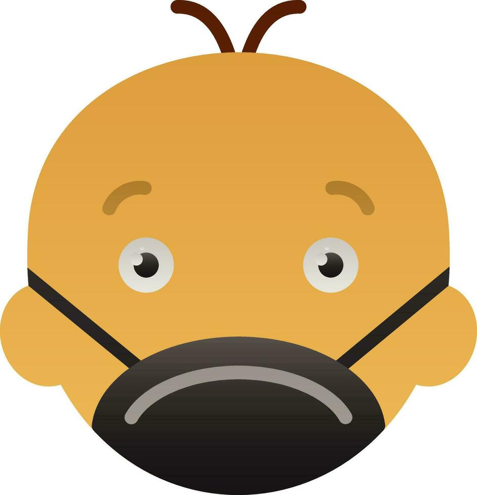 Face mask Vector Icon Design