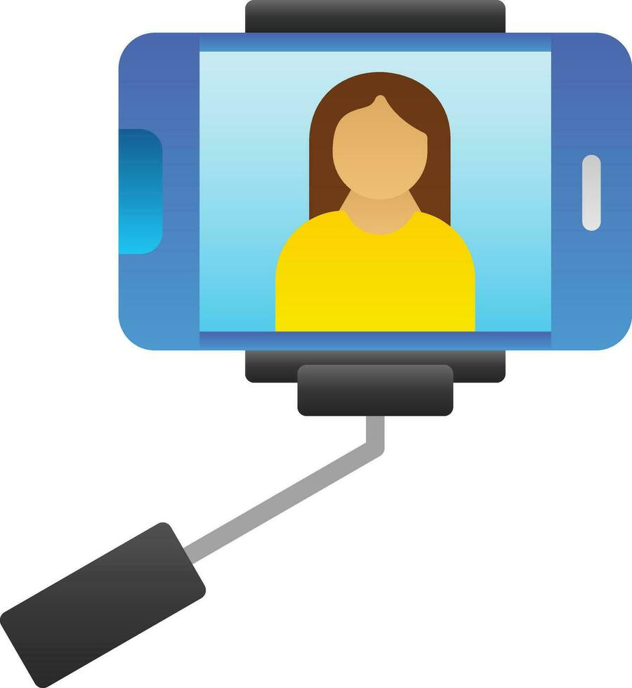 Selfie stick Vector Icon Design