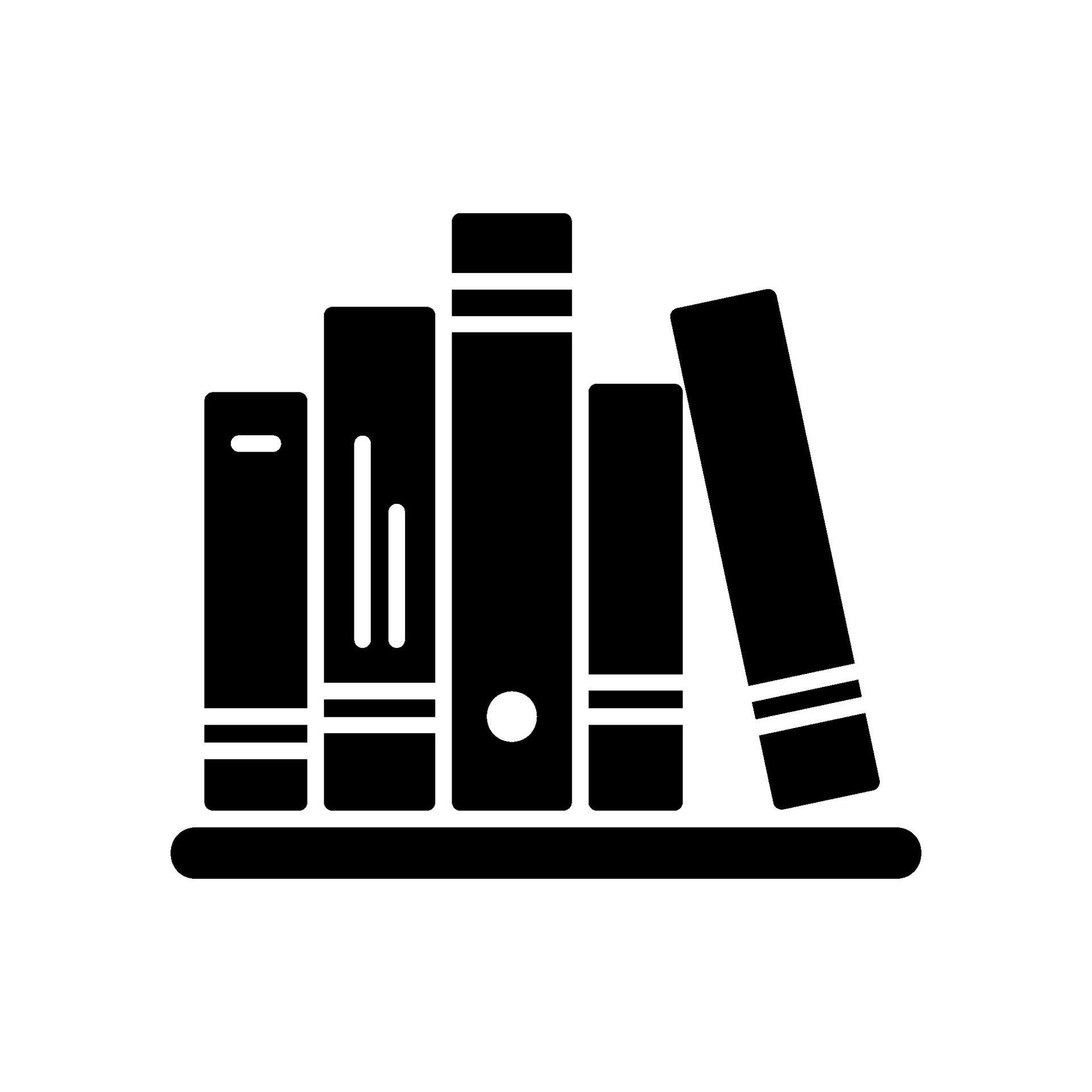 Bookshelf icon for storing archives and libraries 29095552 Vector Art ...
