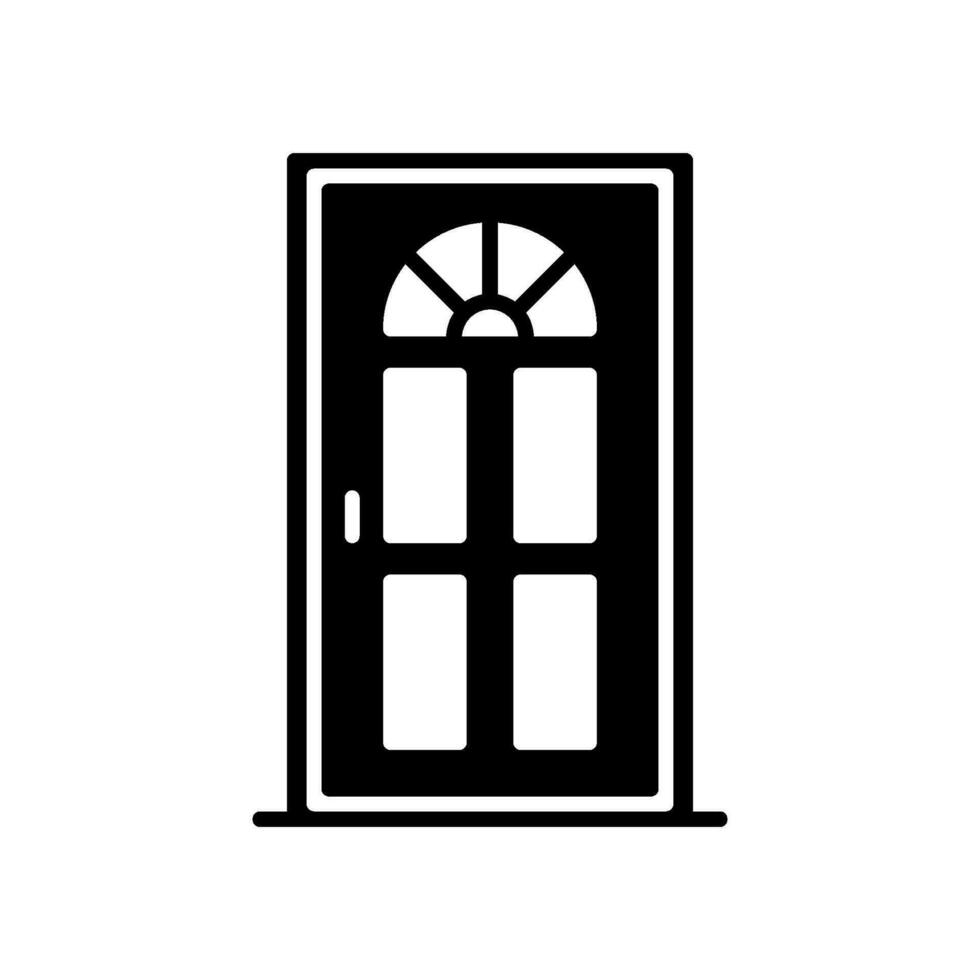 Home door icon to enter and exit the room vector