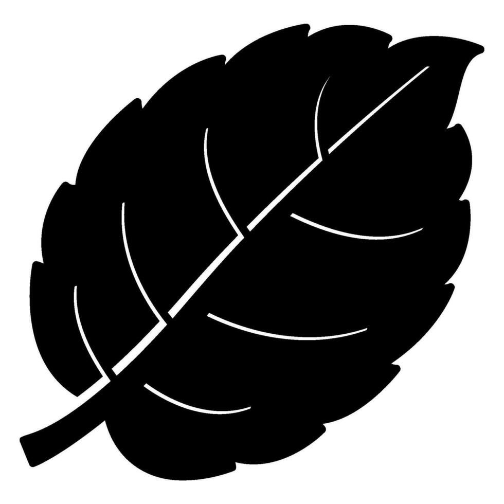 Leaf icon for natural vector