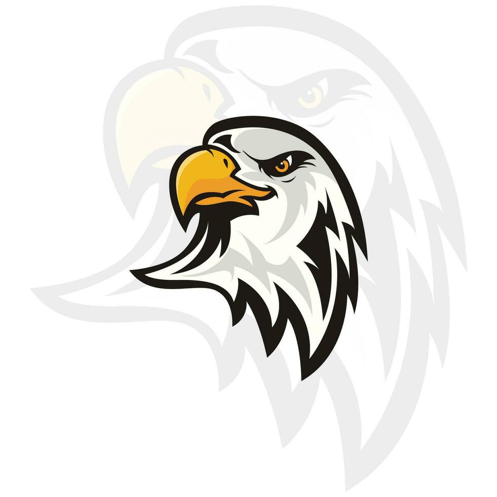 Eagle Head Eagle Logo Symbol - Gaming Logo Elegant Element for Brand - Eagle Abstract Symbols vector