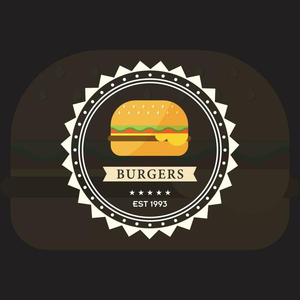 mano dibujado conjunto de vector hamburguesa logos en blanco antecedentes