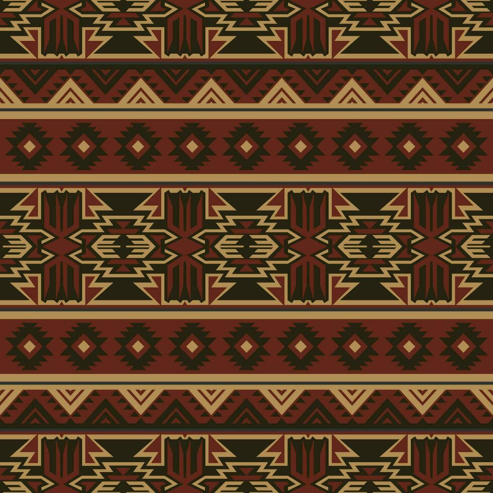 Geometric Pattern Oriental Ethnic Background Design, Carpet, Wallpaper, Clothing, Wrap, Fabric, Embroidery Style vector