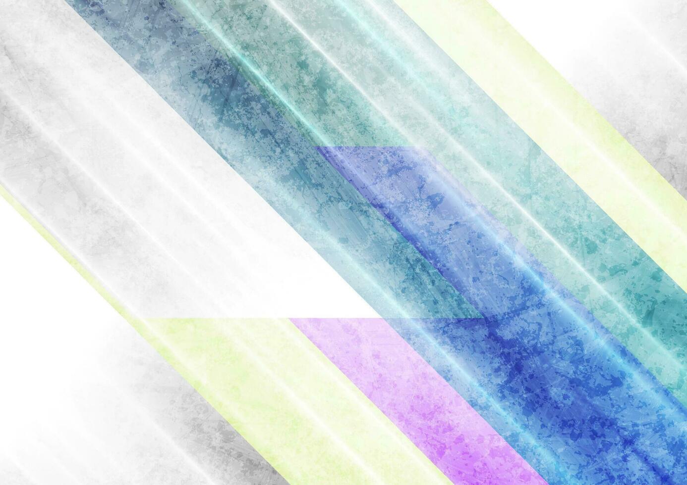 Colorful smooth grunge stripes abstract background vector