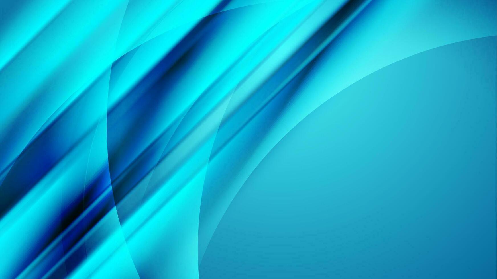 Abstract bright blue concept minimal smooth background vector