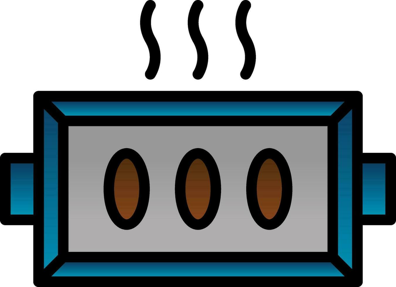 Baking tray Vector Icon Design