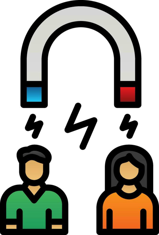 Attract Vector Icon Design