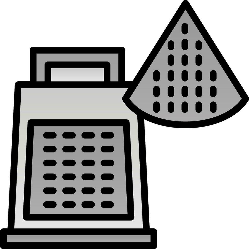 Cheese grater Vector Icon Design