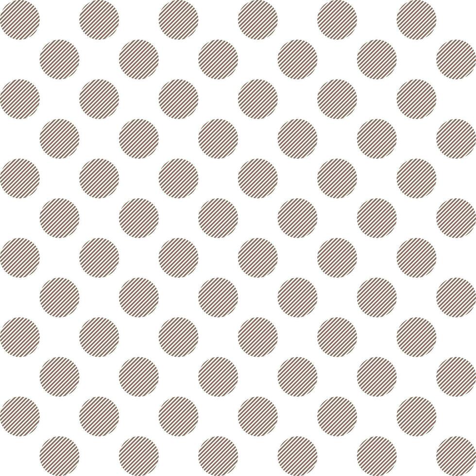 Brown dot pattern with oblique line background. Polkadot. Dot background. Seamless pattern. for backdrop, decoration, Gift wrapping vector