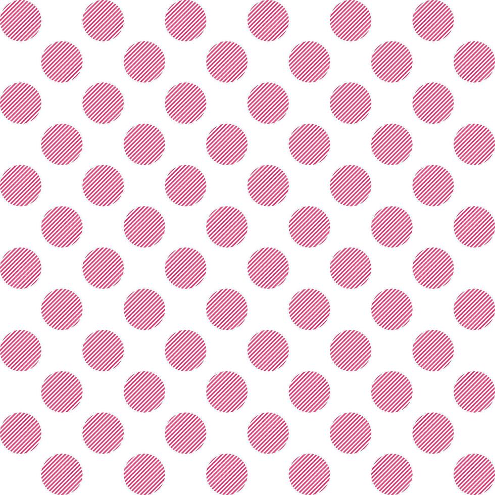 Pink dot pattern with oblique line background. Polkadot. Dot background. Seamless pattern. for backdrop, decoration, Gift wrapping vector
