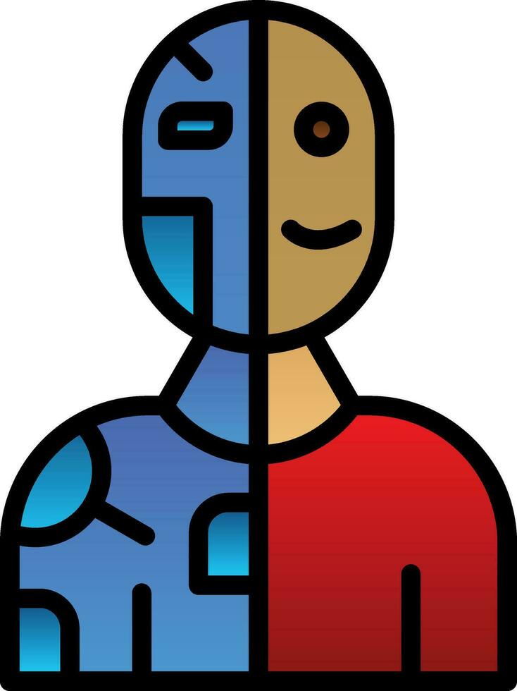 Humanoid Vector Icon Design