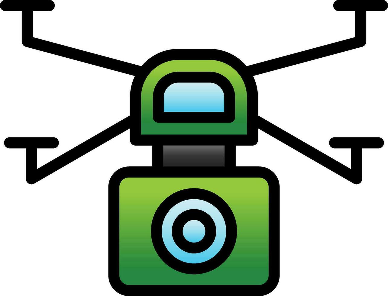 Drone Vector Icon Design
