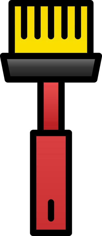 Basting brush Vector Icon Design