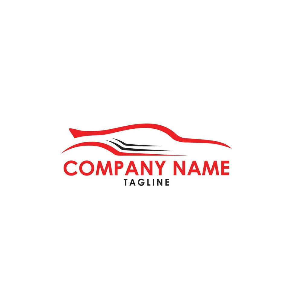 car racing logo design vector