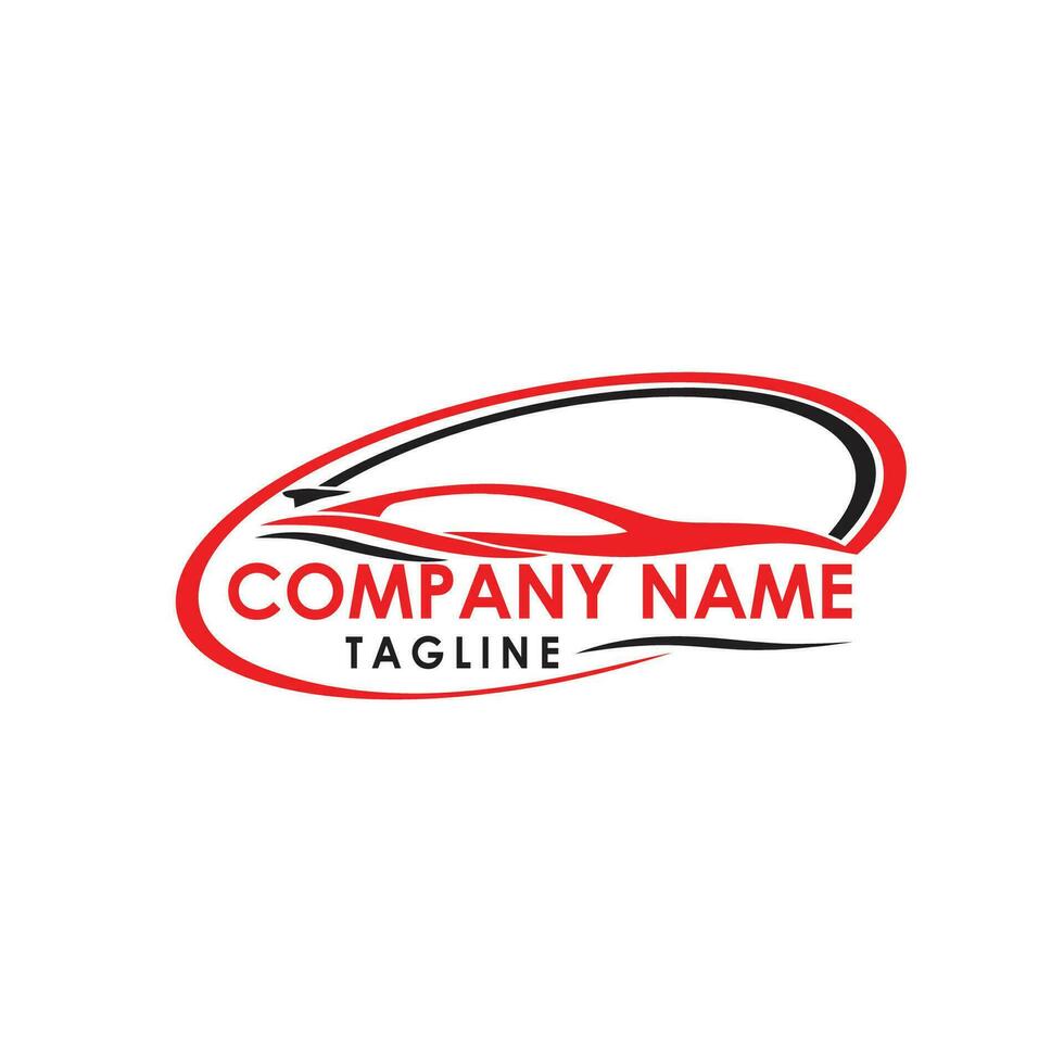 car racing logo design vector