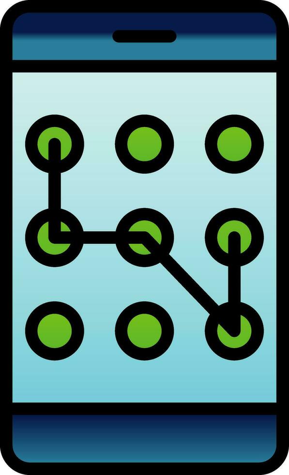 Phone lock Vector Icon Design