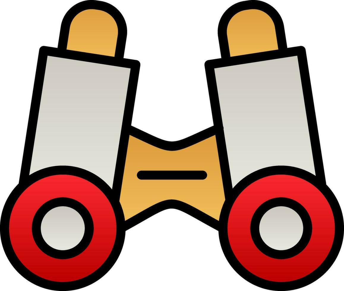 Binoculars Vector Icon Design