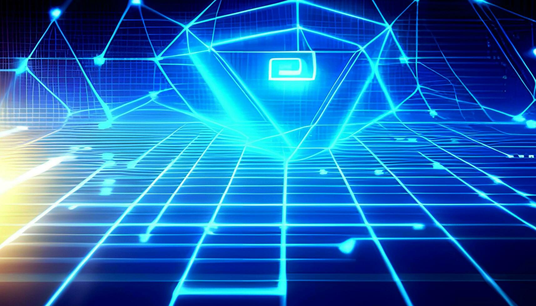 Communication technology and cyber security protection Background, generative AI photo