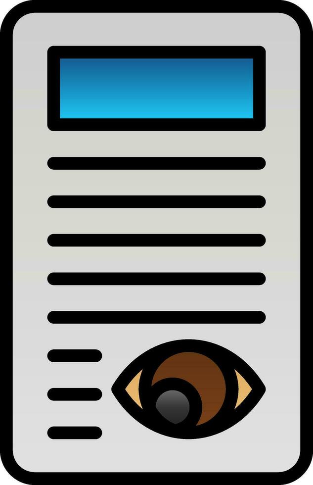 Views Vector Icon Design