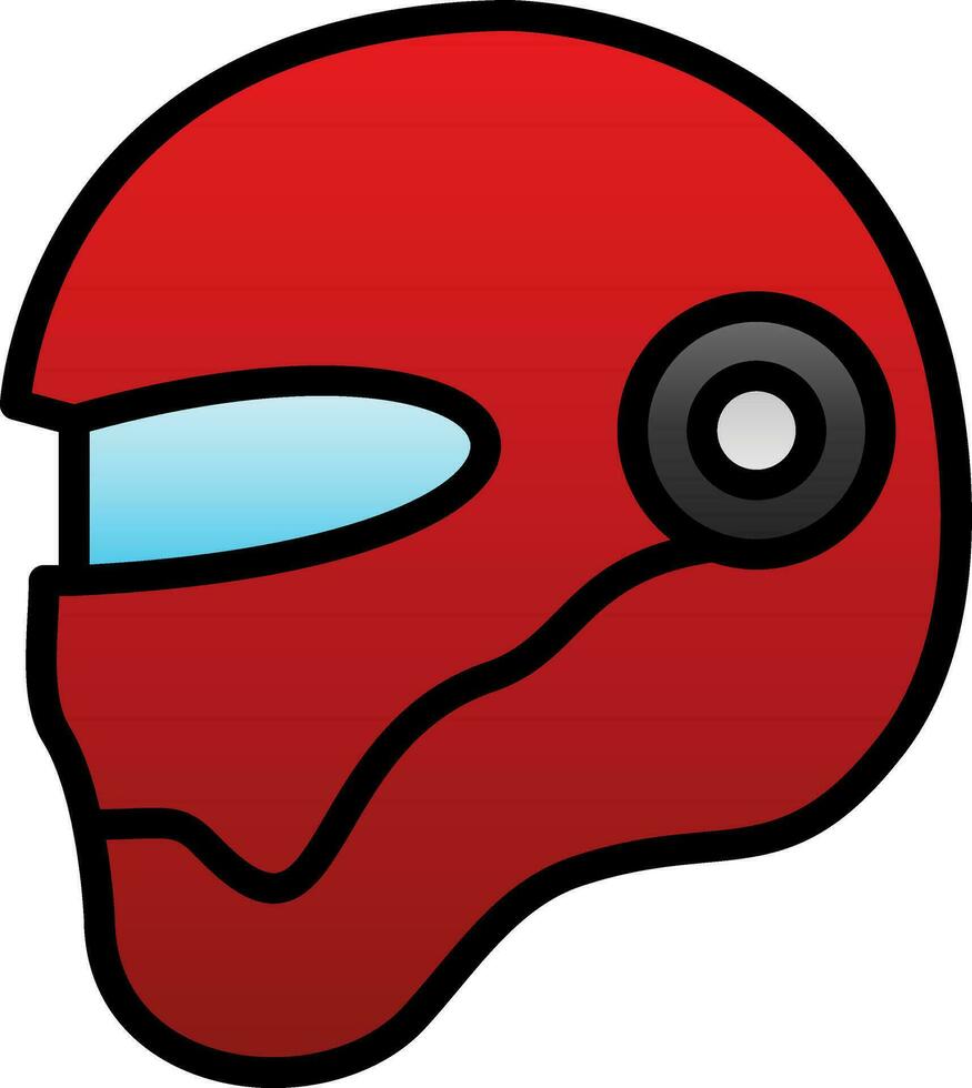 Helmet Vector Icon Design