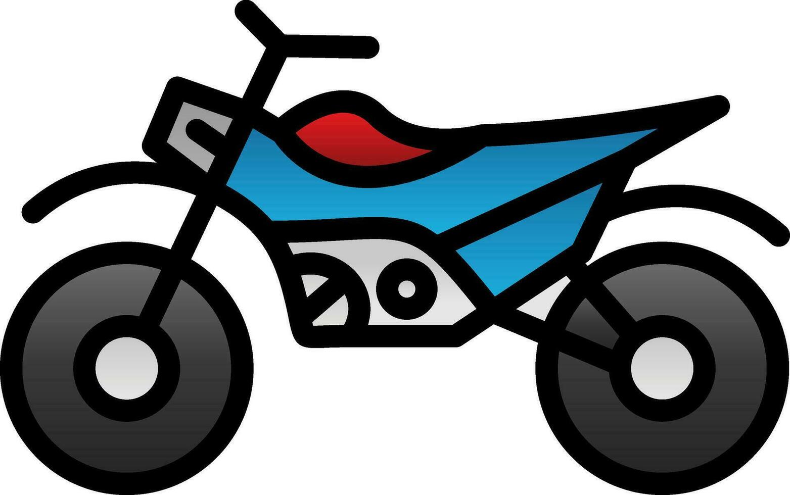 Motorbike Vector Icon Design