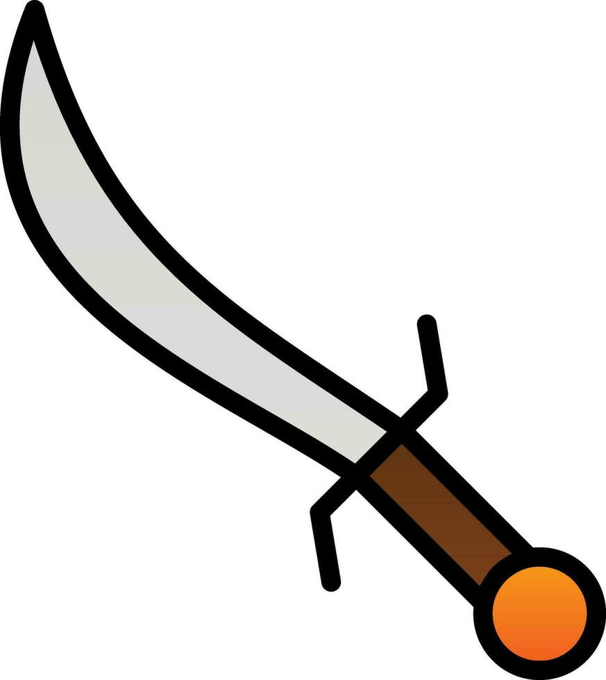 diseño de icono de vector de espada