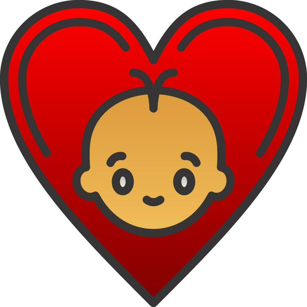 diseño de icono de vector de corazón