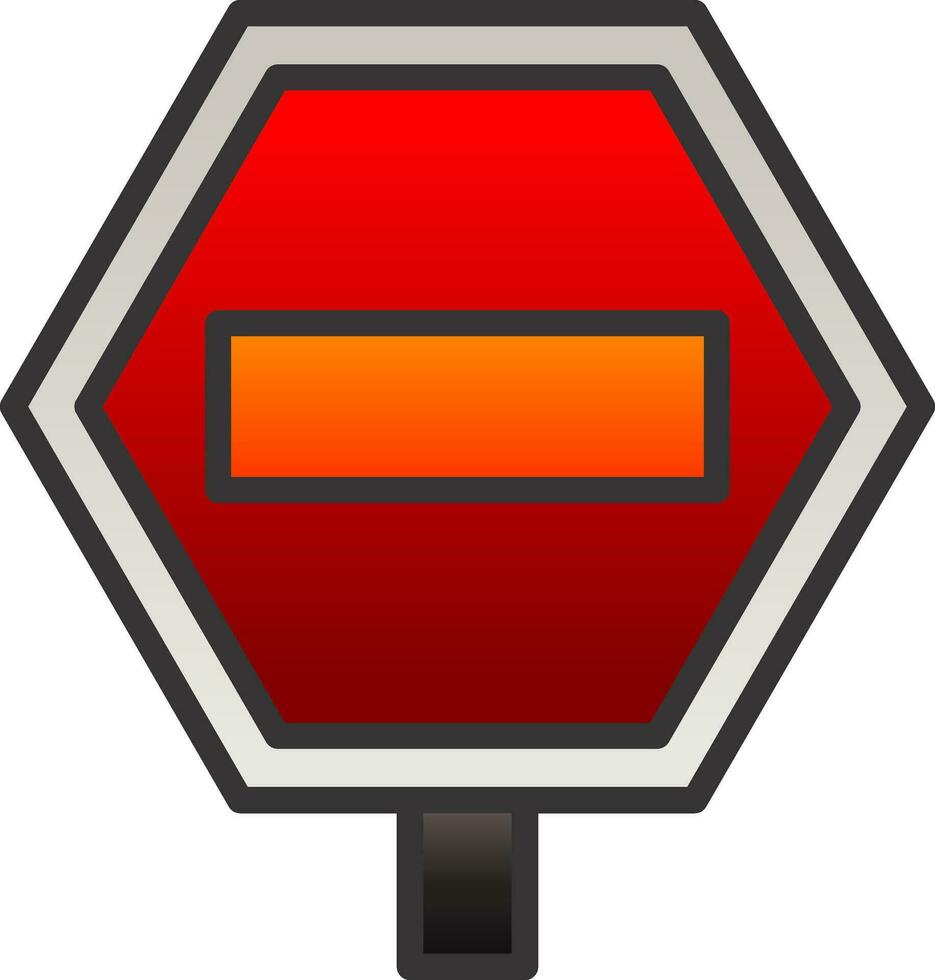 Road sign Vector Icon Design