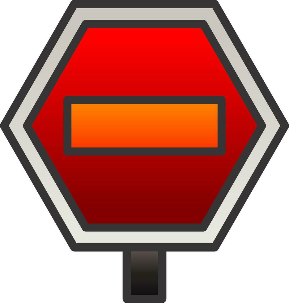 Road sign Vector Icon Design