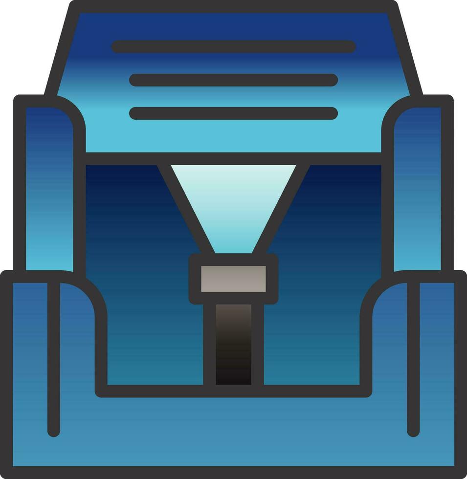 Car seat Vector Icon Design