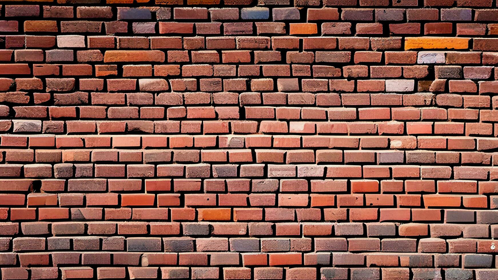 Old and new Brick Wall Background with ai generated photo