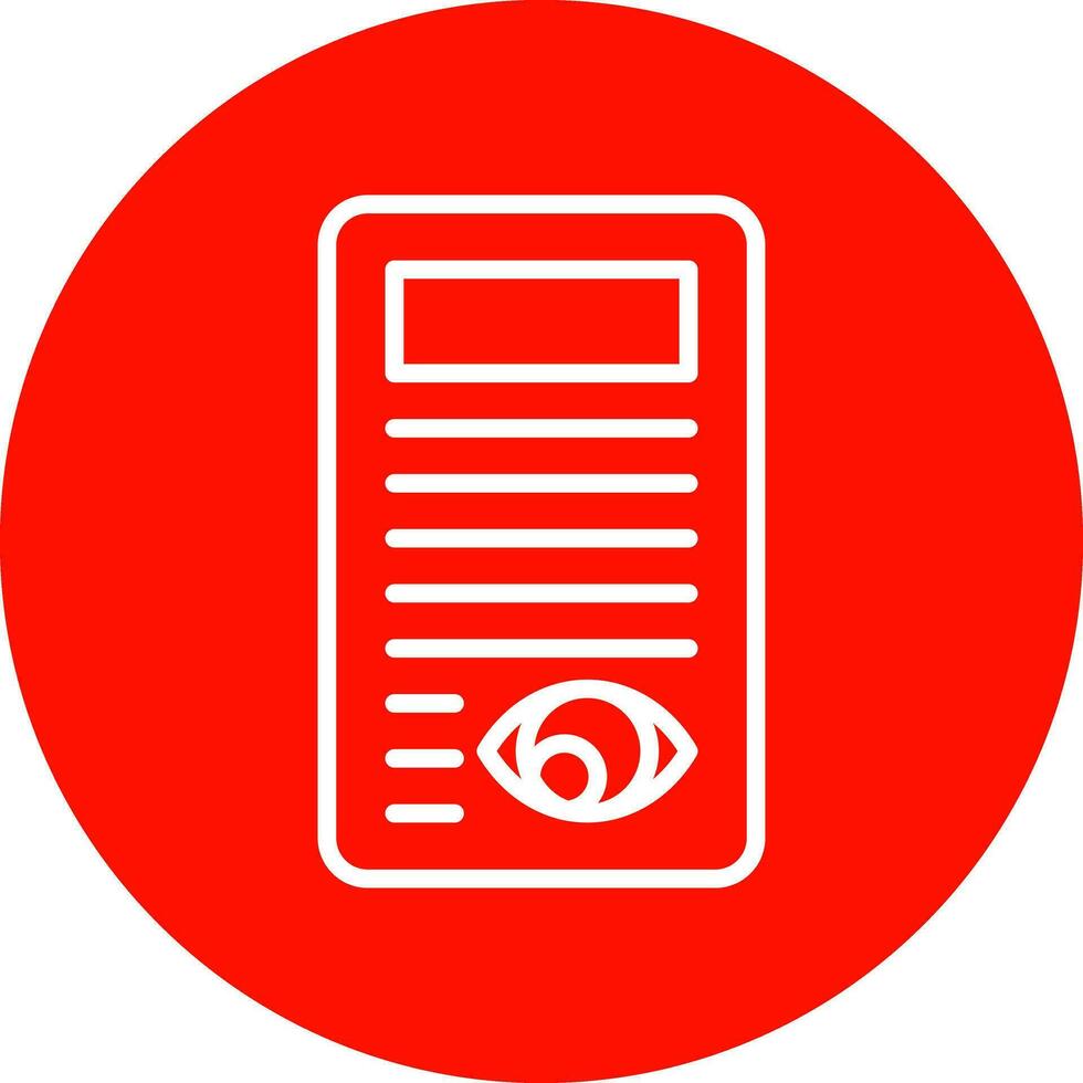 Views Vector Icon Design