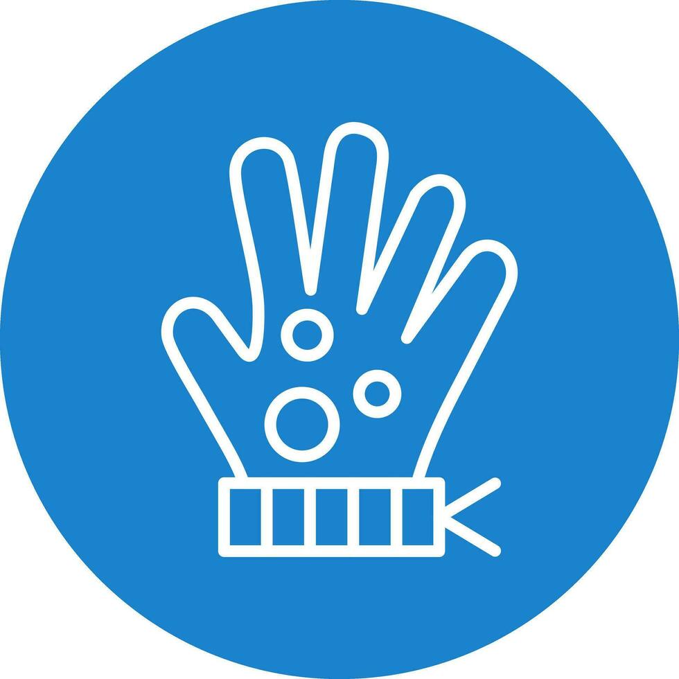 Glove Vector Icon Design