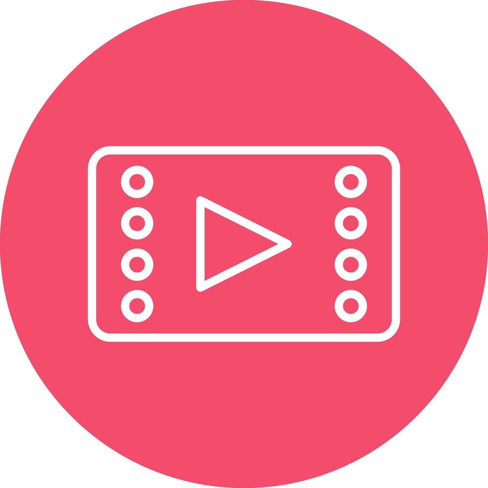 Video player Vector Icon Design