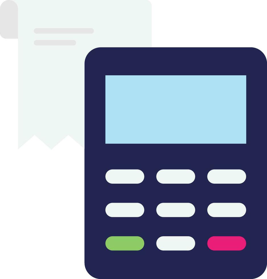 calculator Icon Vector Flat Illustration