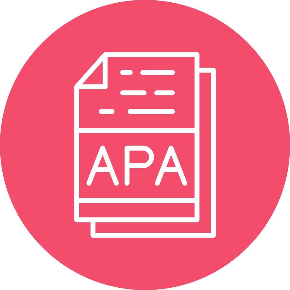 Apa Vector Icon Design