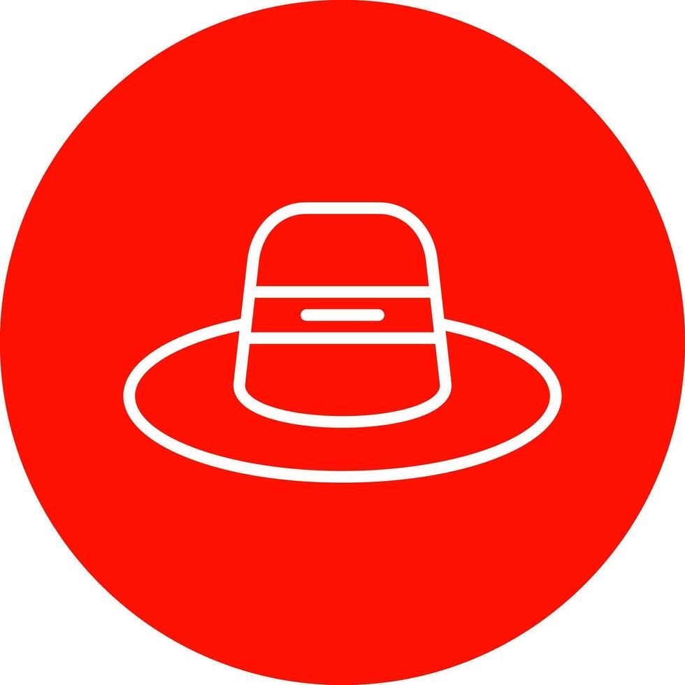 diseño de icono de vector de sombrero