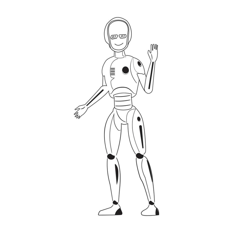 Robot chatbot, AI in science and business, Technology and engineering concept.Robot chatbot, AI in science and business, Technology and engineering concept. vector