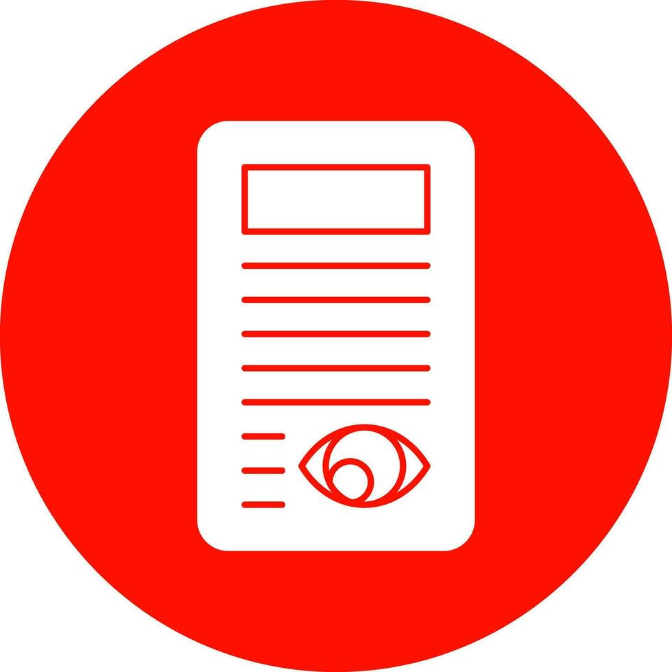 Views Vector Icon Design