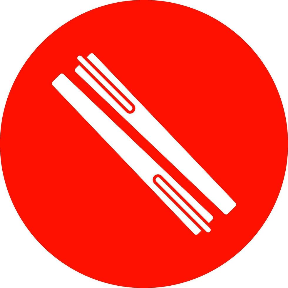 Chopsticks Vector Icon Design