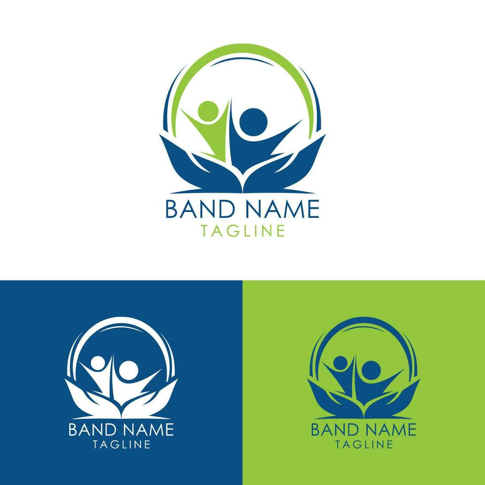 natural minimalist logo design vector