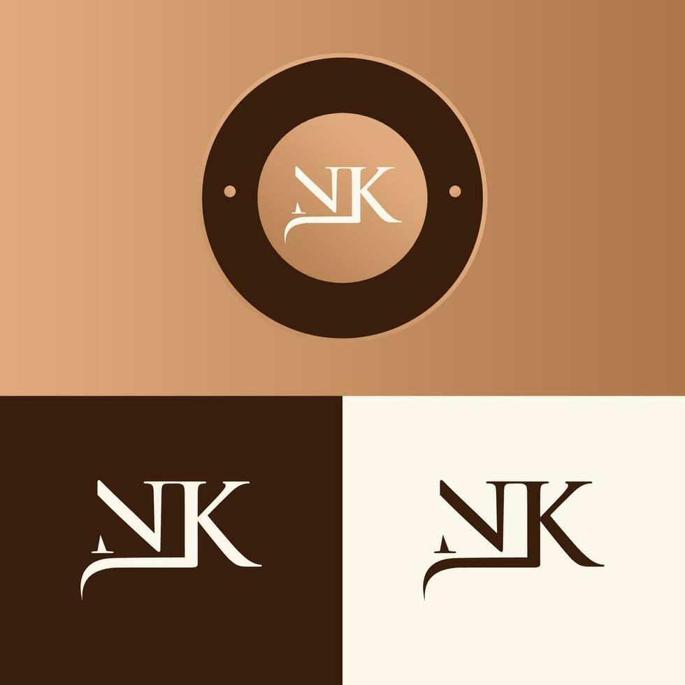 modern minimalist luxury initial letter logo vector